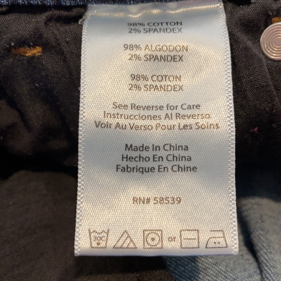 STS Blue “Emma” skinny cropped jeans w/ raw fringe hem 31 - Picture 4 of 7